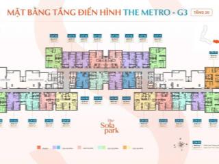 Chính chủ cần bán căn hộ toà g3 dự án sola park vinsmart city tầng trung căn 61,3m2 vào tên hđmb.