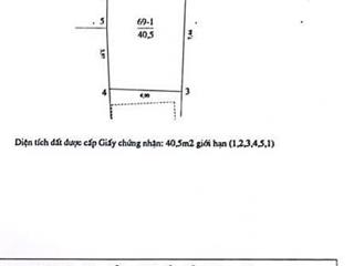 Bán đất ngõ 279 đội cấn, 41m2, ngõ ba gác, mt 5m, sổ riêng, 5.4 tỷ