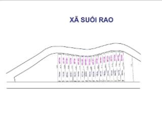 Bán đất mặt tiền đường nhựa suối rao, châu đức 200m2 thổ cư 80m2 tổng 18 lô