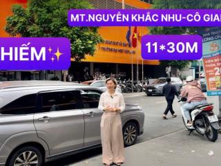 Bán mt.nguyễn khắc nhu,p.cô giang,q.1ngang hiếm 11*30m