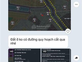 Bán đất mộ lao  hà đông, đường nhựa vỉa hè rộng rãi, 2 mặt ngõ. ngõ sau gần 3m