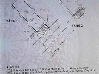 Bán nhà riêng phường 4, quận 8, dt 43m2, ngang 3.7m, chỉ 5.65 tỷ xây 2 tầng 2pn