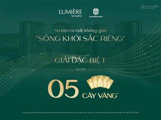 Giá chỉ 2tỷ4 studio lumiere duy nhất 32m2 view mega grand world bàn giao căn hộ hạng cao cấp 5*