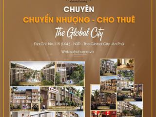 Cho thuê nhà liên kế biên đã hoàn thiện cơ bản tại the global city , giá chỉ 80 triệu/th