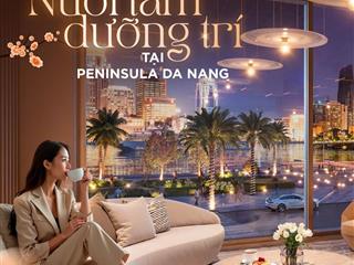 Duy nhất giỏ hàng! căn hộ chung cư 1pn(49m2) bên sông hàn, đà nẵng dự án peninsula sở hữu lâu dài