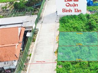 Bán nền 4x13m quận bình tân tphcm đường ô tô, ra tỉnh lộ 10, gần trường thpt bình tân