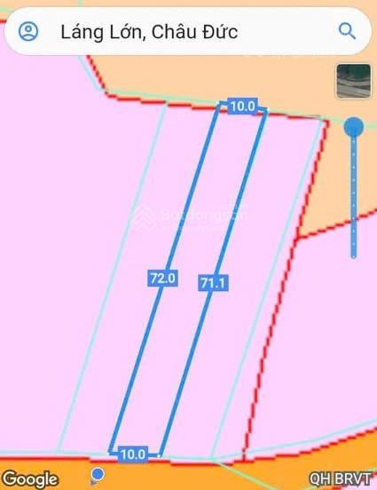 Ra phụ bà cô ruột lô đất thuộc láng lớn châu đức. vuông vức. sẵn tc