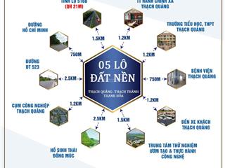 Bán gấp 5 lô  110m2 full thổ cư gần kcn, đường mòn hcm