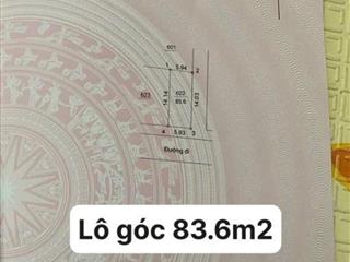 BÁN LÔ GÓC CỨU HOẢ 83,6M2 VÂN CANH GIÁ SIÊU TỐT