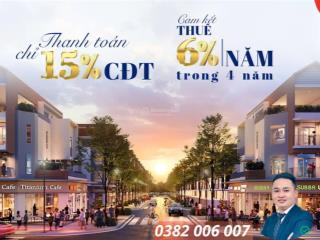 Nhà phố artisan park 2 mặt tiền, liền kề vòng xoay wtc, giá chỉ từ 6.9tỷ, cam kết lợi nhuận 24%