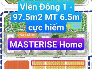 Đẹp nhất cổ loa  viễn đông 1  97,5m2  đối diện chung cư matrix one  mặt tiền 7m giá 30.9 tỷ