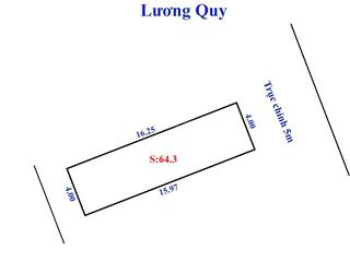 Bán đất tại lương quy  xuân nộn, đông anh, diện tích 64,3m2, ngõ thông 5m