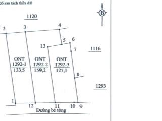 Bán 3 thửa đất tại thôn trung 3 xã diên điền, huyện diên khánh, tỉnh khánh hòa