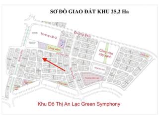 Còn duy nhất một lô nhỏ khu 25,2ha diện tích 56,5m2 mặt tiền 4,07m giá 155tr/m2 đẹp không lỗi