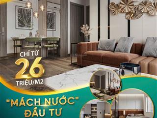 Giá tuyệt chủng 2pn 52.88m2 chỉ 1.3 tỷ, miễn 1 năm phí dv, htls 0% trong 18 tháng, nh cho vay 80%