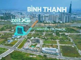 Bán căn hộ 60.62m2 1pn (tháp 2) thủ thiêm zeit river view sông lầu cao giá tốt nhất hiện nay