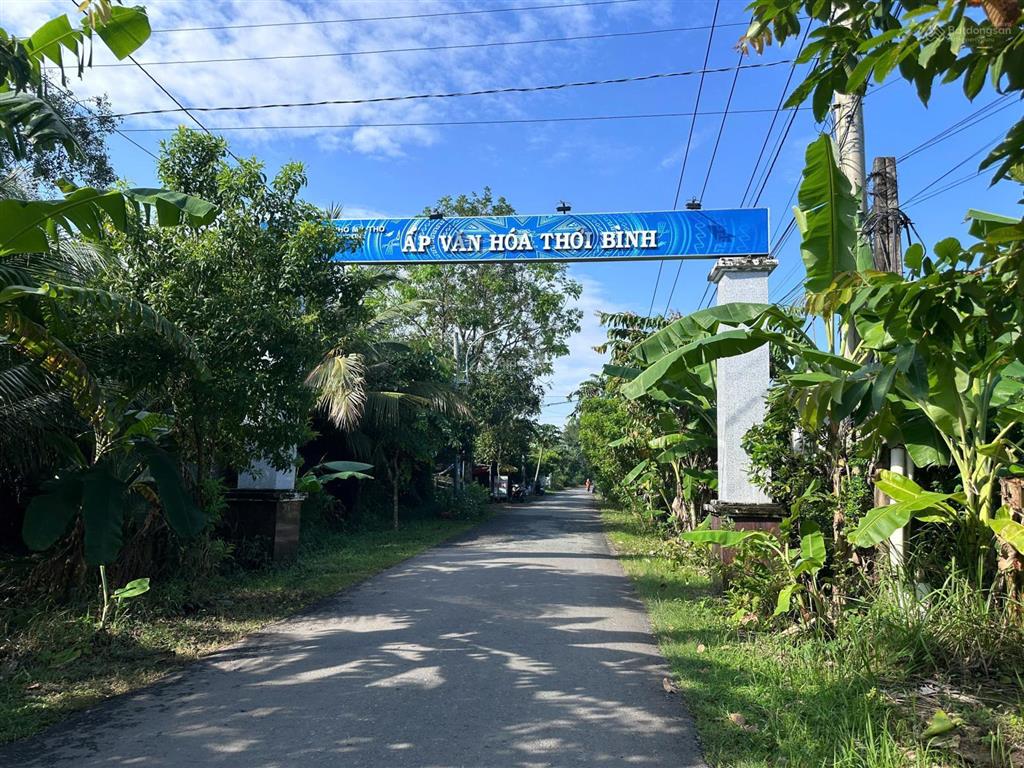 Đất bán 300m2 đất mặt tiền nhựa cầu rạch miễu 2, phường thới sơn, tỉnh đồng tháp