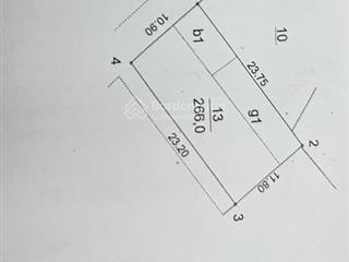 Bán 260m2 đất mặt đường tại thôn quy mông yên thường, gia lâm giá 115 triệu/m