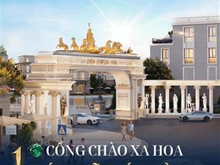 Cơ hội sở hữu biệt thự dát vàng  giá giảm sốc 56.8tr/m2 đất  tại vinhomes royal island