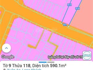 Bán đất mặt tiền phố đi bộ nguyễn tri phương, xuân an  590,1m2, giá tốt!