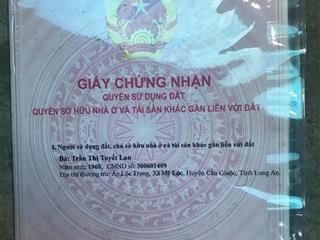 Bán nhà mặt phố Huyện Cần Giuộc