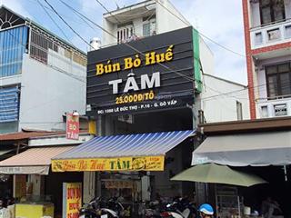 Bán nhà mặt tiền đường lê đức thọ, phường 16, nhà đang cho thuê 20tr 1 tháng, vị trí kd tốt