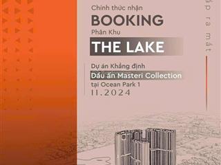 Nhận booking căn hộ cao cấp toà cuối cùng masteries the lake