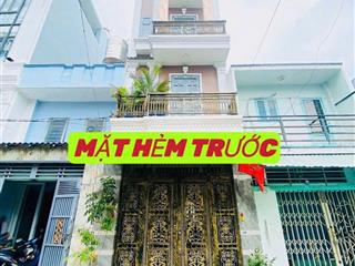 Bình tân hẻm 413 lê văn quới nhà hẻm 2 mặt tiền trước sau 4 lầu xe hơi tới cửa giá 6,2 tỷ tl mạnh