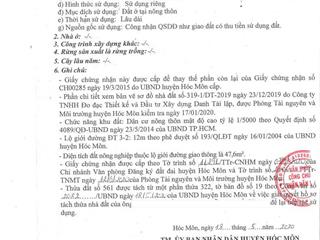 Phát mại. ngân hàng vib thanh lý bán đấu giá mặt tiền hẻm xe tải xã đông thạnh, hóc môn, tphcm