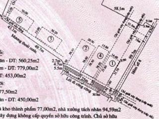 Bán kho xưởng thành phố tân an