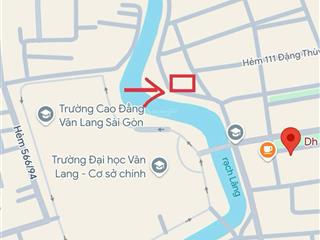 Bán lô đất đối diện dh văn lang, đặng thùy trâm, p. 13, q. bình thạnh