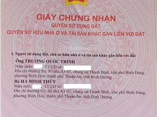 Chính chủ bán căn hộ chung cư 2pn, 2wc ngay vsip1, bình hòa, thuận an, bình dương