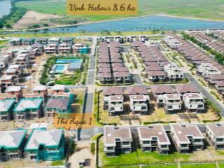 Căn góc biệt thự view vịnh 8,6ha, thế đất tựa sơn hướng thủy, bao kinh doanh tại waterpoint