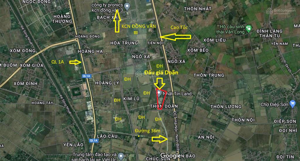 Ngoại giao vip giá từ 19 tr/m2, khu dân cư thôn doãn, tiên ngoại, phủ lý, sát cạnh sun urban hà nam