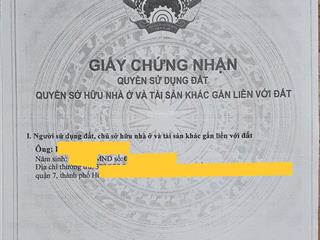 Chính chủ bán nhà bình chánh  shr