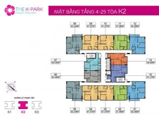 Chính chủ cần bán k2  2002 dự án the k park,  0904 588 ***