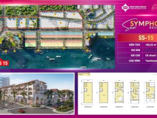 Ra hàng đợt 1 shophouse 5 tầng đường trần hưng đạo  thuộc khu sun symphony sungroup tt 24 tháng