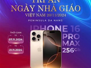 Chỉ 750 triệu 30% sở hữu ngay căn hộ view sông hàn peninsula đà nẵng  tặng iphone 16 khi giao dịch