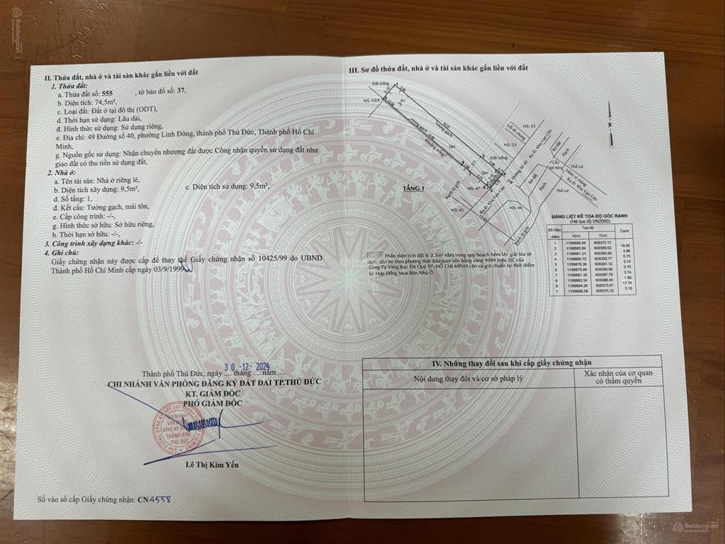 Bán đất tại đường 40, phường linh đông, thủ đức, hồ chí minh, giá cực chất 80 m2