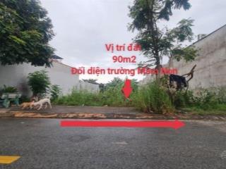 Cần bán lô đất đường n4 kdc long hậu nsg  đối diện trường mầm non. dt 5m x 18m, sổ đỏ riêng