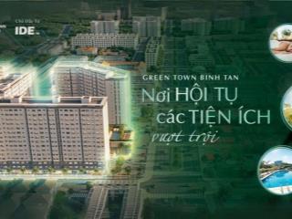 Bán căn hộ green town bình tân 55m2  2pn. gía 2 tỷ. vào ở ngay .  0394 000 *** xem nhà.