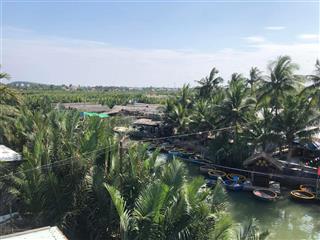 Bán nhà ngay thôn cẩm lăng, hội an, khu du lịch rừng dừa 7 mẫu, view sông, kinh doanh sầm uất