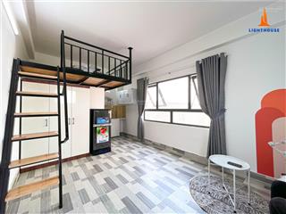 Căn gác lửng mới 100%, sạch đẹp, full nt gần đh nguyễn tất thành