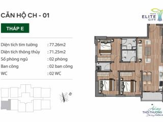 Bán căn hộ chung cư tecco elite thái nguyên, 2 phòng ngủ 1,4 tỷ. cam kết thuê lại 8 triệu/tháng