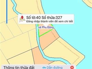 Chính chủ cần bán gấp lô đất mặt tiền sông lớn xã phú đông  nhơn trạch. giá đầu tư