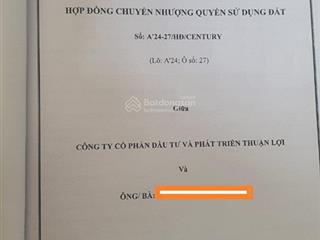 Ngộp bank cần bán gấp lô đất 100met a'2427 rẻ bèo bọt. dự án century long thành đồng nai