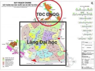 Bán lô 65m2 tái định cư đại học quốc gia hòa lạc  cách cổng trường 100m