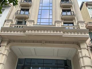 Cho thuê tòa nhà nhà mặt phố nguyễn khang, dtsd 150m2 * 8 tầng, có hầm. kd đắc địa. giá 165 triệu