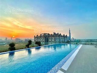 Cho thuê nhanh căn 2pn paris hoàng kim, tầng cao view siêu đẹp, nội thất cbgiá tốt nhất thị trường