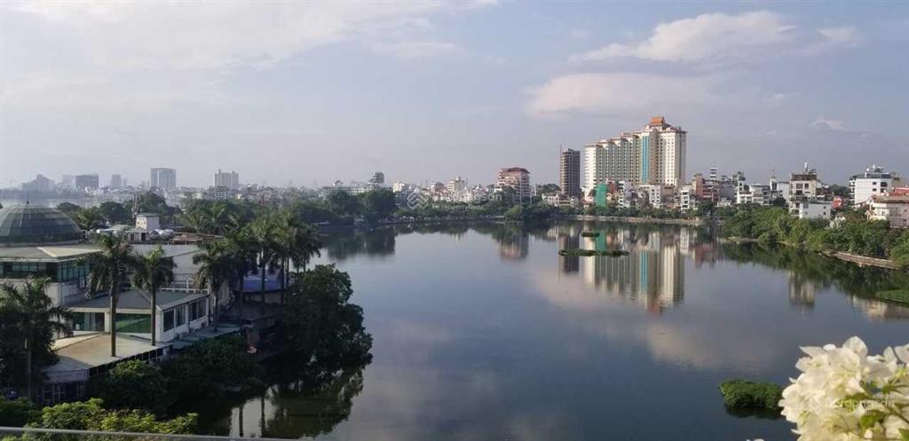 Bán nhà mặt hồ trúc bạch, mặt phố trúc bạch, sổ đỏ 100m2, xây 4 tầng, mặt tiền 4.5m, giá 57 tỷ